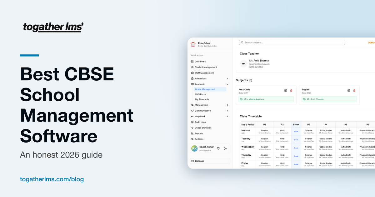 Best CBSE school management software in India